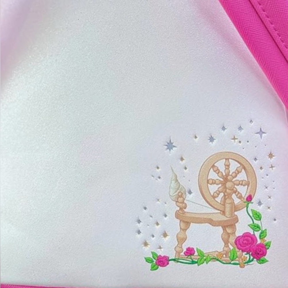 Loungefly Mini Backpack -Disney Sleeping Beauty Castle with Sequins - Picture 2 of 2